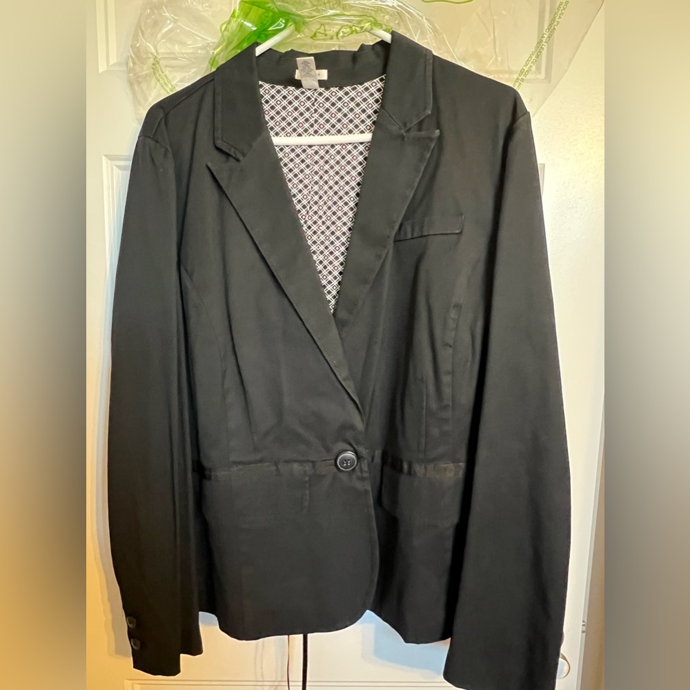 Black pea coat